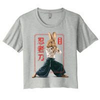 Japanese Ninja Rabbit Crop Top