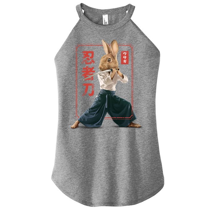 Japanese Ninja Rabbit Women's Perfect Tri Rocker Tank