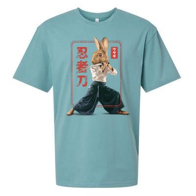 Japanese Ninja Rabbit Sueded Cloud Jersey T-Shirt