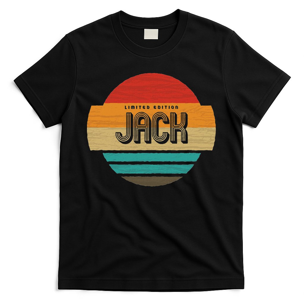 Jack Name Retro Vintage Sunset Limited Edition T-Shirt