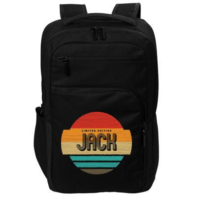 Jack Name Retro Vintage Sunset Limited Edition Impact Tech Backpack