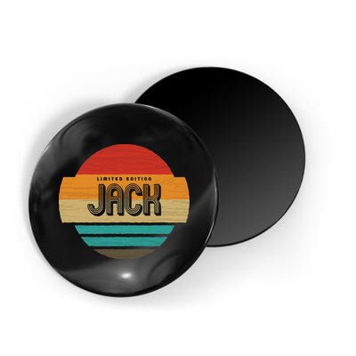 Jack Name Retro Vintage Sunset Limited Edition Magnet