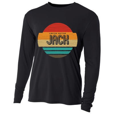 Jack Name Retro Vintage Sunset Limited Edition Cooling Performance Long Sleeve Crew