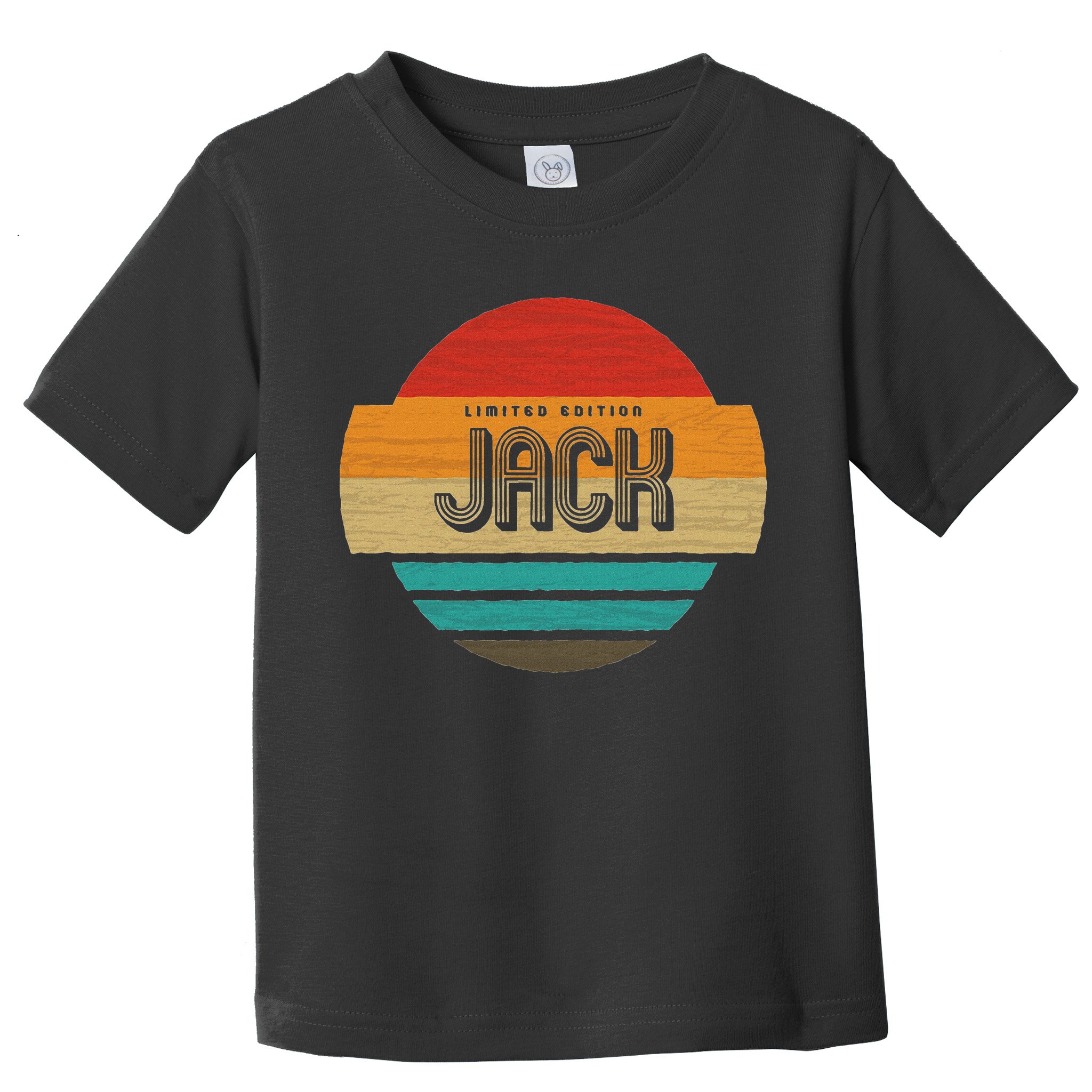 Jack Name Retro Vintage Sunset Limited Edition Toddler T-Shirt