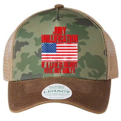Jury Nullification Rights If a Law is Unjust Vote Not Guilty Legacy Tie Dye Trucker Hat