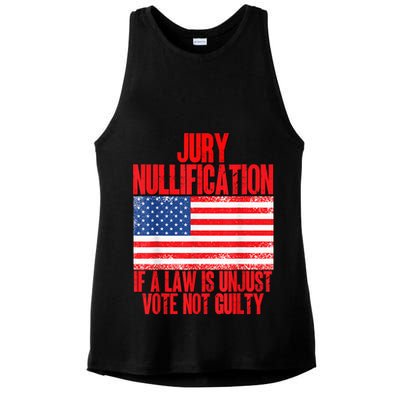 Jury Nullification Rights If a Law is Unjust Vote Not Guilty Ladies PosiCharge Tri-Blend Wicking Tank