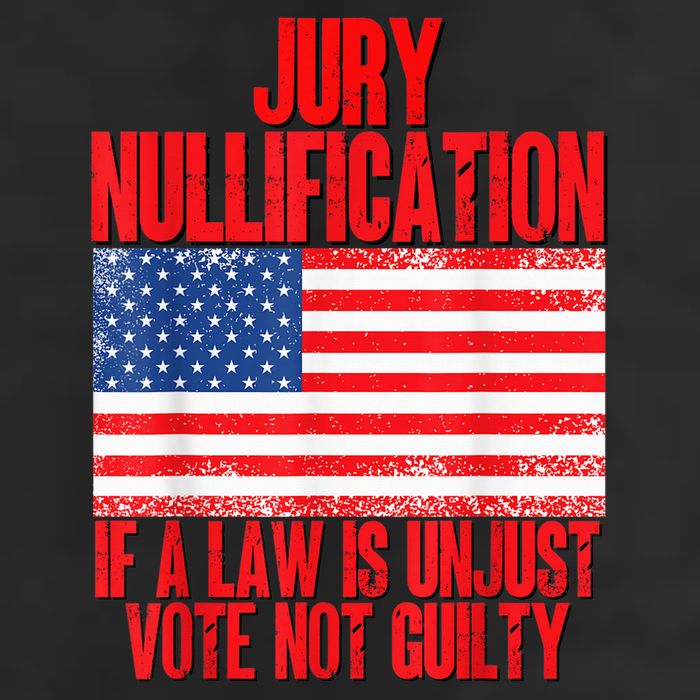 Jury Nullification Rights If a Law is Unjust Vote Not Guilty 7 Panel Mesh Trucker Snapback Hat