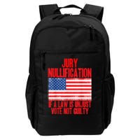 Jury Nullification Rights If a Law is Unjust Vote Not Guilty Daily Commute Backpack