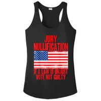 Jury Nullification Rights If a Law is Unjust Vote Not Guilty Ladies PosiCharge Competitor Racerback Tank