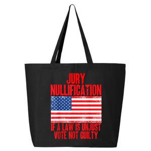 Jury Nullification Rights If a Law is Unjust Vote Not Guilty 25L Jumbo Tote