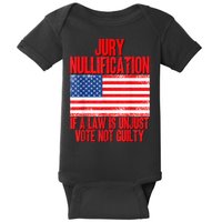 Jury Nullification Rights If a Law is Unjust Vote Not Guilty Baby Bodysuit