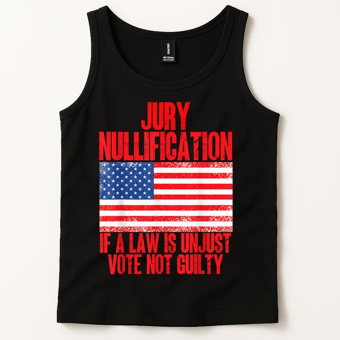 Jury Nullification Rights If a Law is Unjust Vote Not Guilty Tank Top