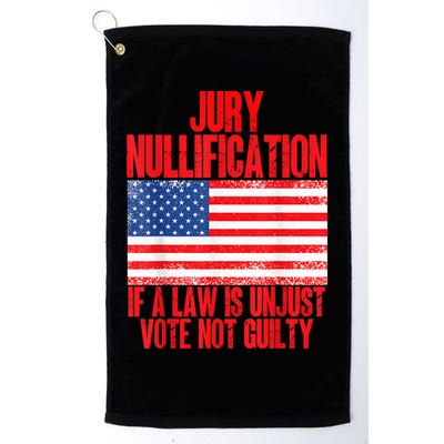 Jury Nullification Rights If a Law is Unjust Vote Not Guilty Golf Towel