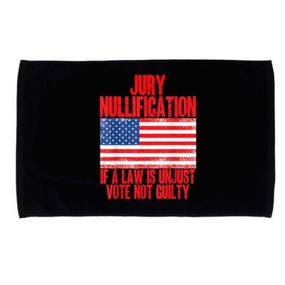 Jury Nullification Rights If a Law is Unjust Vote Not Guilty Microfiber Hand Towel