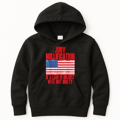 Jury Nullification Rights If a Law is Unjust Vote Not Guilty Kids Hoodie