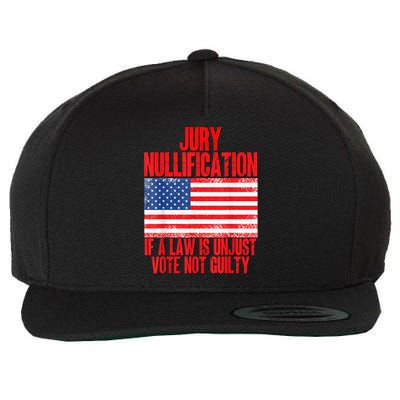 Jury Nullification Rights If a Law is Unjust Vote Not Guilty Wool Snapback Cap