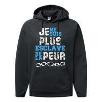 Je Ne Suis Plus Esclave Performance Fleece Hoodie