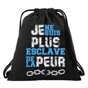 Je Ne Suis Plus Esclave Drawstring Bag