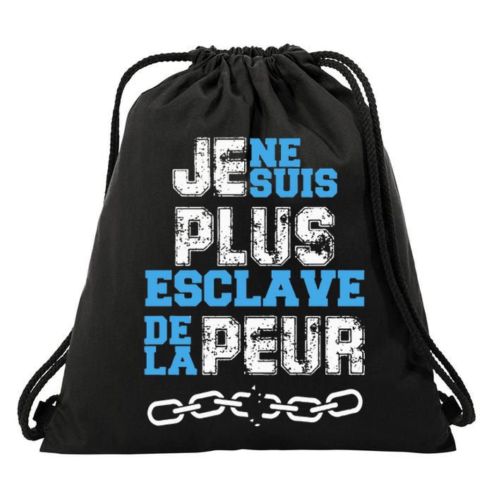 Je Ne Suis Plus Esclave Drawstring Bag