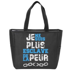 Je Ne Suis Plus Esclave Zip Tote Bag