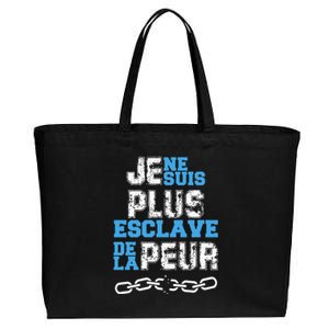 Je Ne Suis Plus Esclave Cotton Canvas Jumbo Tote