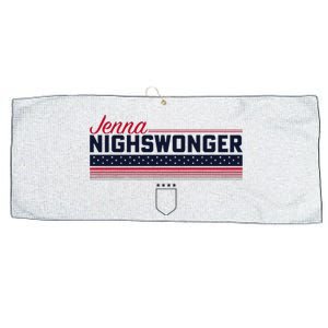 Jenna Nighswonger Stripe Uswntpa Large Microfiber Waffle Golf Towel