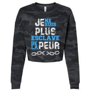 Je Ne Suis Plus Esclave. Cropped Pullover Crew