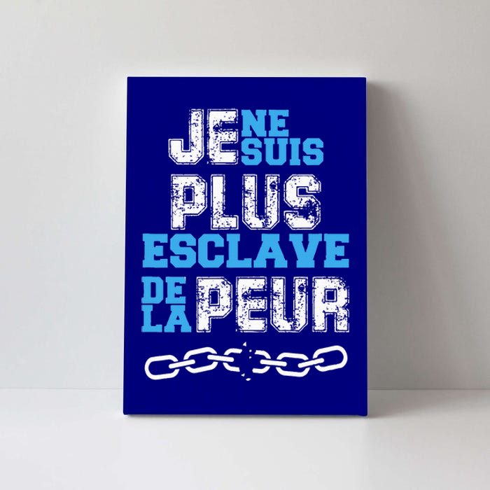 Je Ne Suis Plus Esclave. Canvas