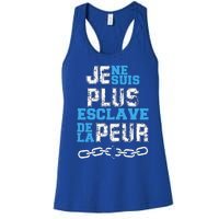 Je Ne Suis Plus Esclave. Women's Racerback Tank