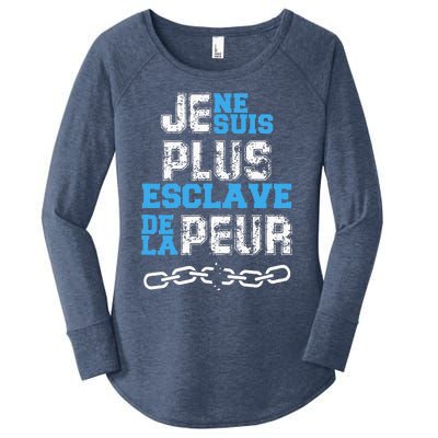 Je Ne Suis Plus Esclave. Women's Perfect Tri Tunic Long Sleeve Shirt