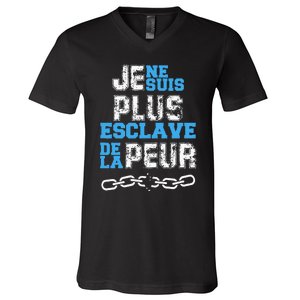 Je Ne Suis Plus Esclave. V-Neck T-Shirt