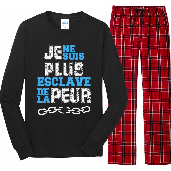 Je Ne Suis Plus Esclave. Long Sleeve Pajama Set