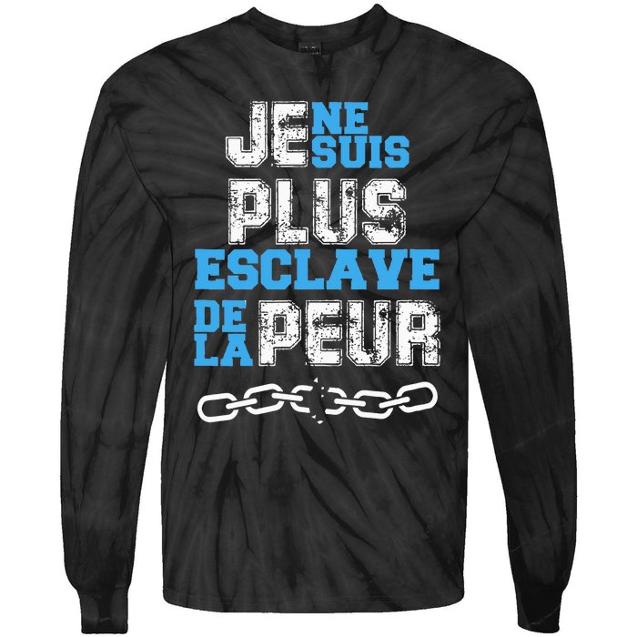 Je Ne Suis Plus Esclave. Tie-Dye Long Sleeve Shirt