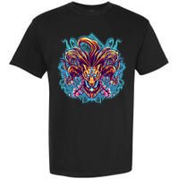 Japanese Nine Tails Kitsune Fox Garment-Dyed Heavyweight T-Shirt