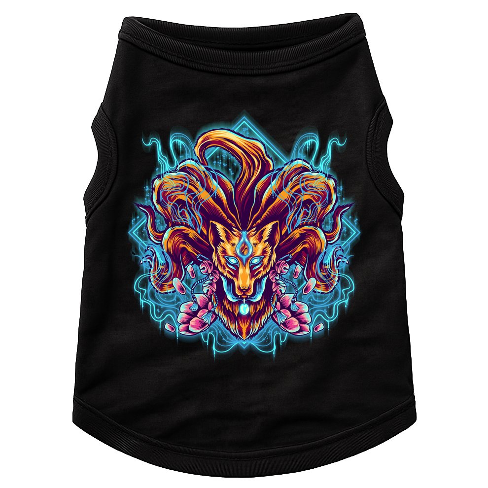 Japanese Nine Tails Kitsune Fox Doggie Tank