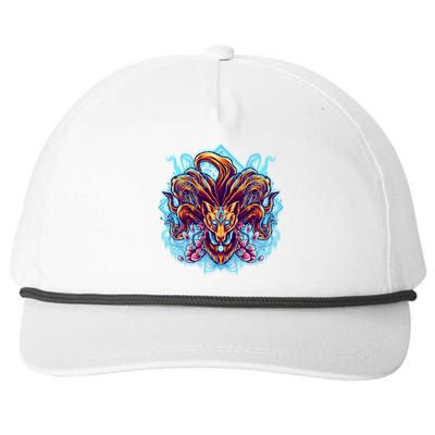 Japanese Nine Tails Kitsune Fox Snapback Five-Panel Rope Hat