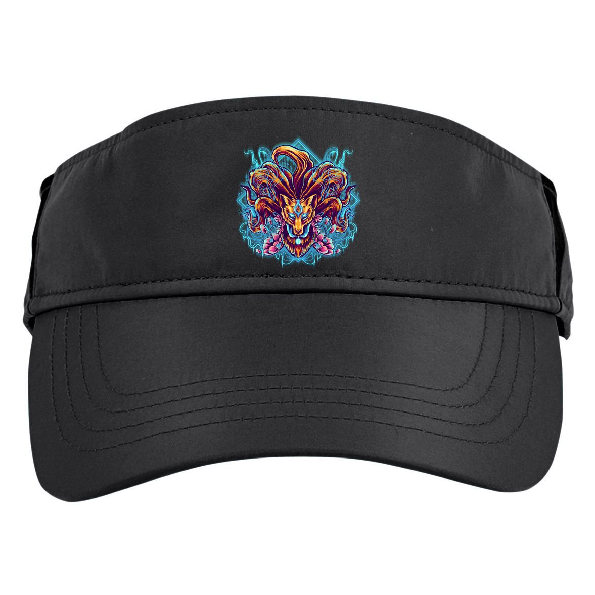 Japanese Nine Tails Kitsune Fox Adult Drive Performance Visor