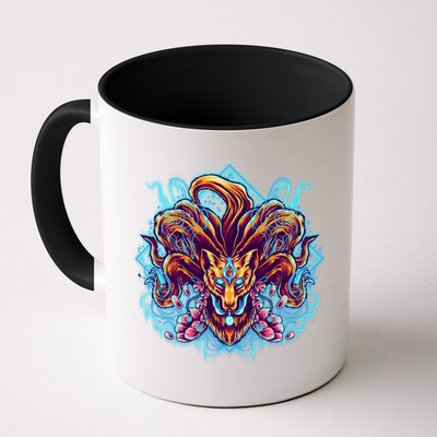 Japanese Nine Tails Kitsune Fox Mug