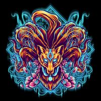 Japanese Nine Tails Kitsune Fox Tall Sweatshirt
