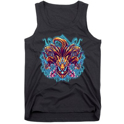 Japanese Nine Tails Kitsune Fox Tank Top
