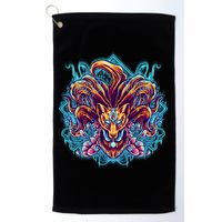 Japanese Nine Tails Kitsune Fox Golf Towel