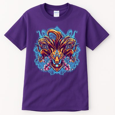 Japanese Nine Tails Kitsune Fox Tall T-Shirt