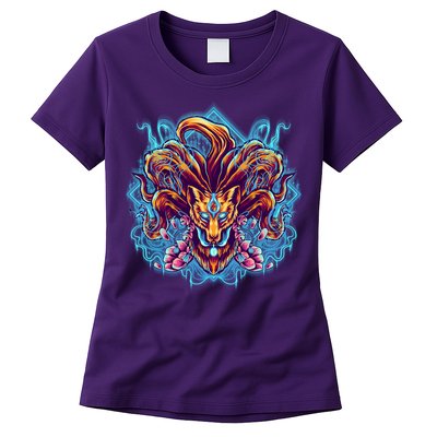 Japanese Nine Tails Kitsune Fox Womens T-Shirt