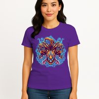 Japanese Nine Tails Kitsune Fox Womens T-Shirt