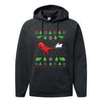 Joyeux Noel Ugly Xmas Reindeer Christmas Trees Snowflake Performance Fleece Hoodie