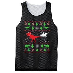 Joyeux Noel Ugly Xmas Reindeer Christmas Trees Snowflake Mesh Reversible Basketball Jersey Tank