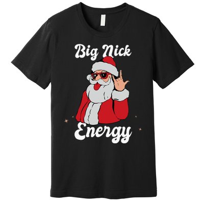 Jolly Nick Vibes Festive Holiday Gift Premium T-Shirt