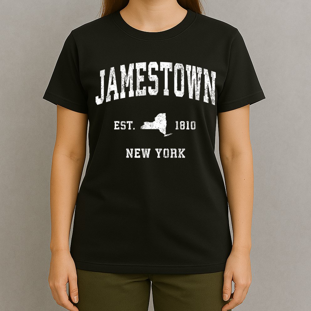 Jamestown New York Ny Vintage Athletic T-Shirt