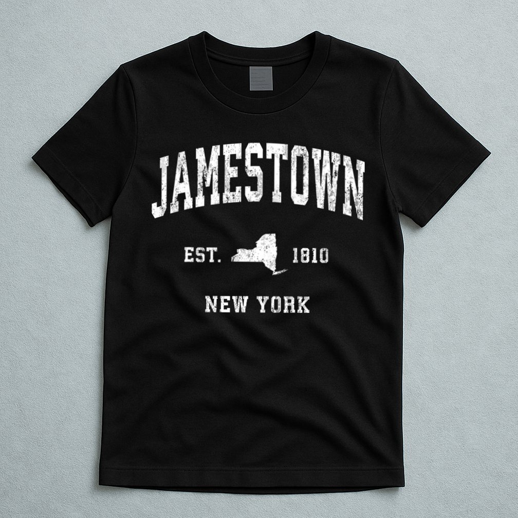Jamestown New York Ny Vintage Athletic T-Shirt