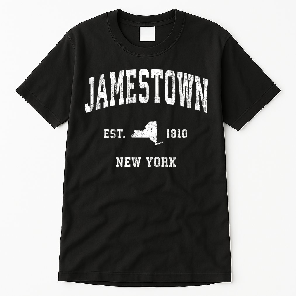 Jamestown New York Ny Vintage Athletic Tall T-Shirt
